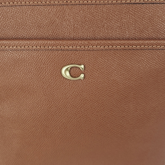 Coach Kitt Messenger Crossgrain leather Bag In Saddle - Picture 3 of 10